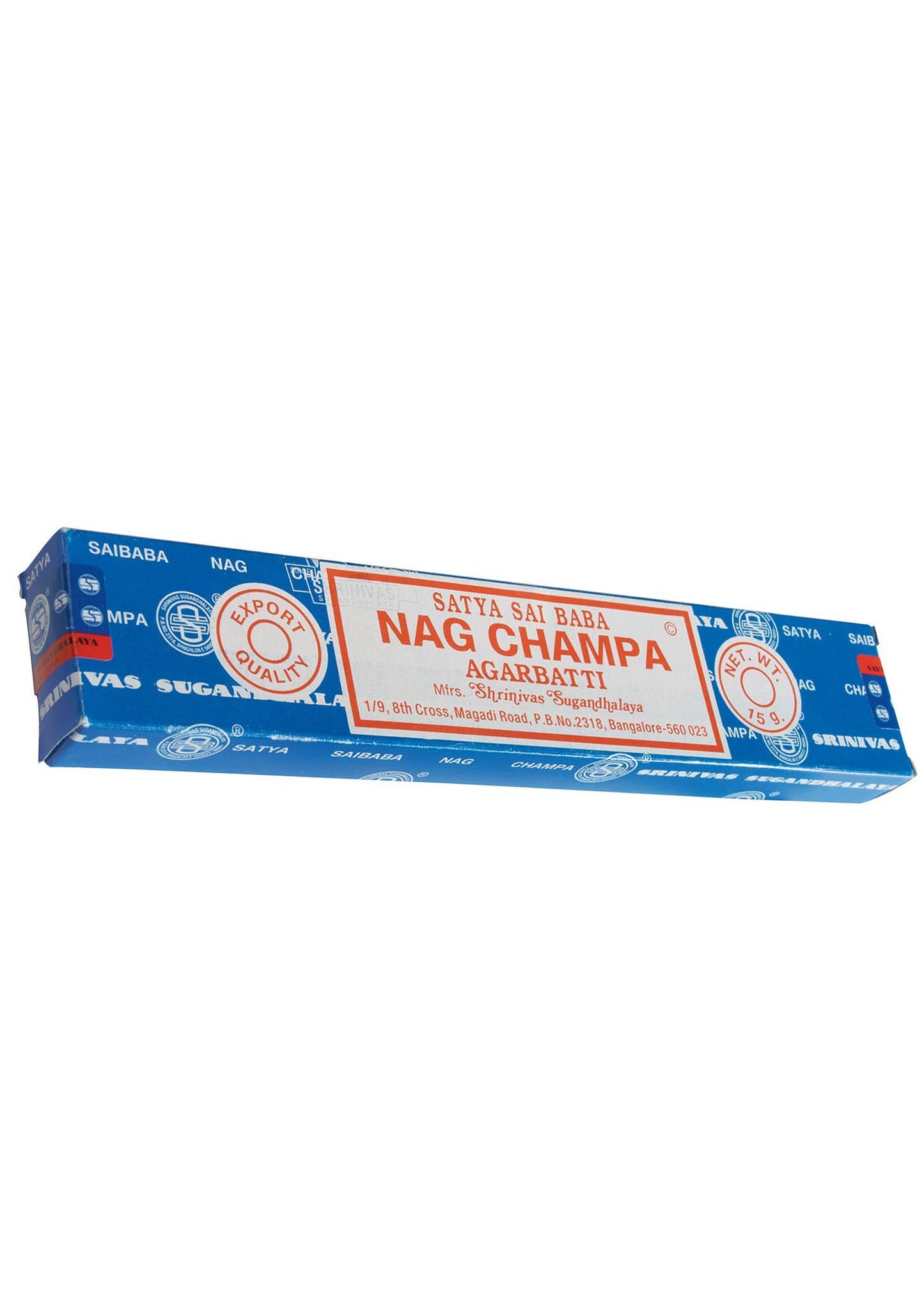 Original Satya Baba Nag Champa Incense Bangalore- 15 Grams