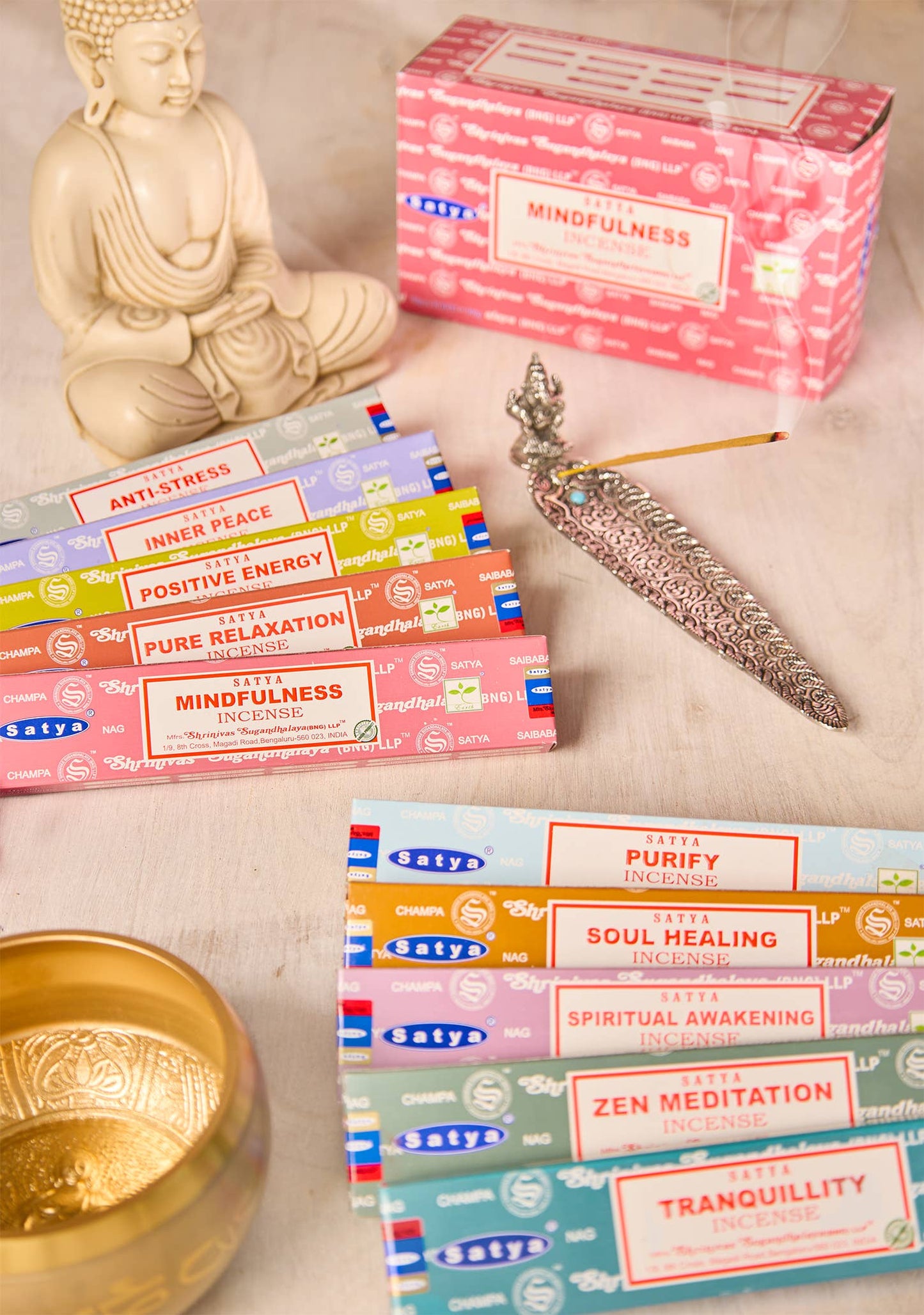 Satya Nag Champa Mindfulness Series Incense Sticks 15g