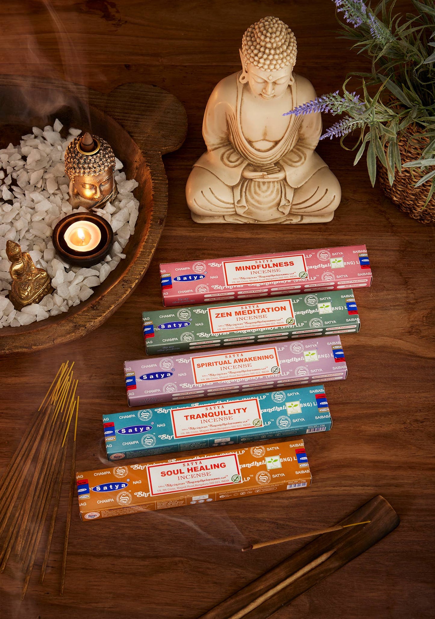 Satya Nag Champa Mindfulness Series Incense Sticks 15g