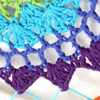 Extra Large Rainbow Crochet Dreamcatcher