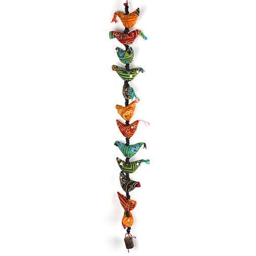 String of Birds with Bell