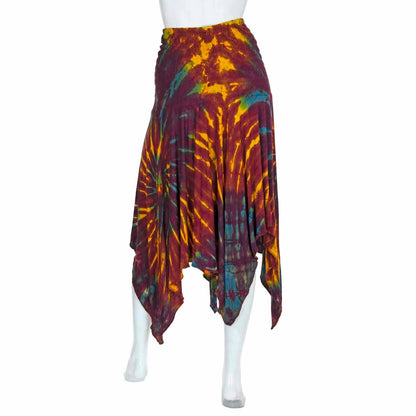 Tie Dye Festival Pixie Dress Skirt: