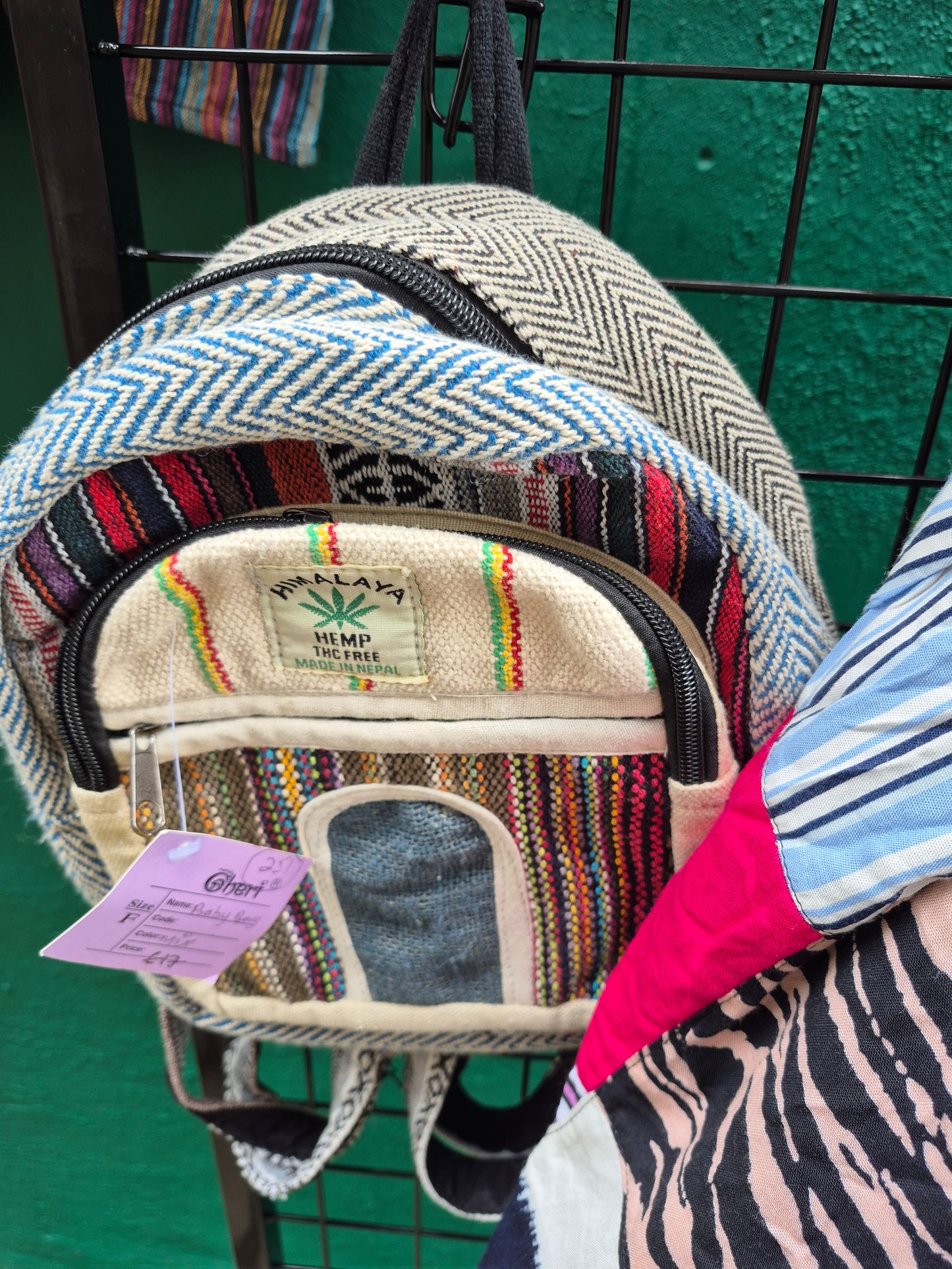 Mini Hemp Rucksacks