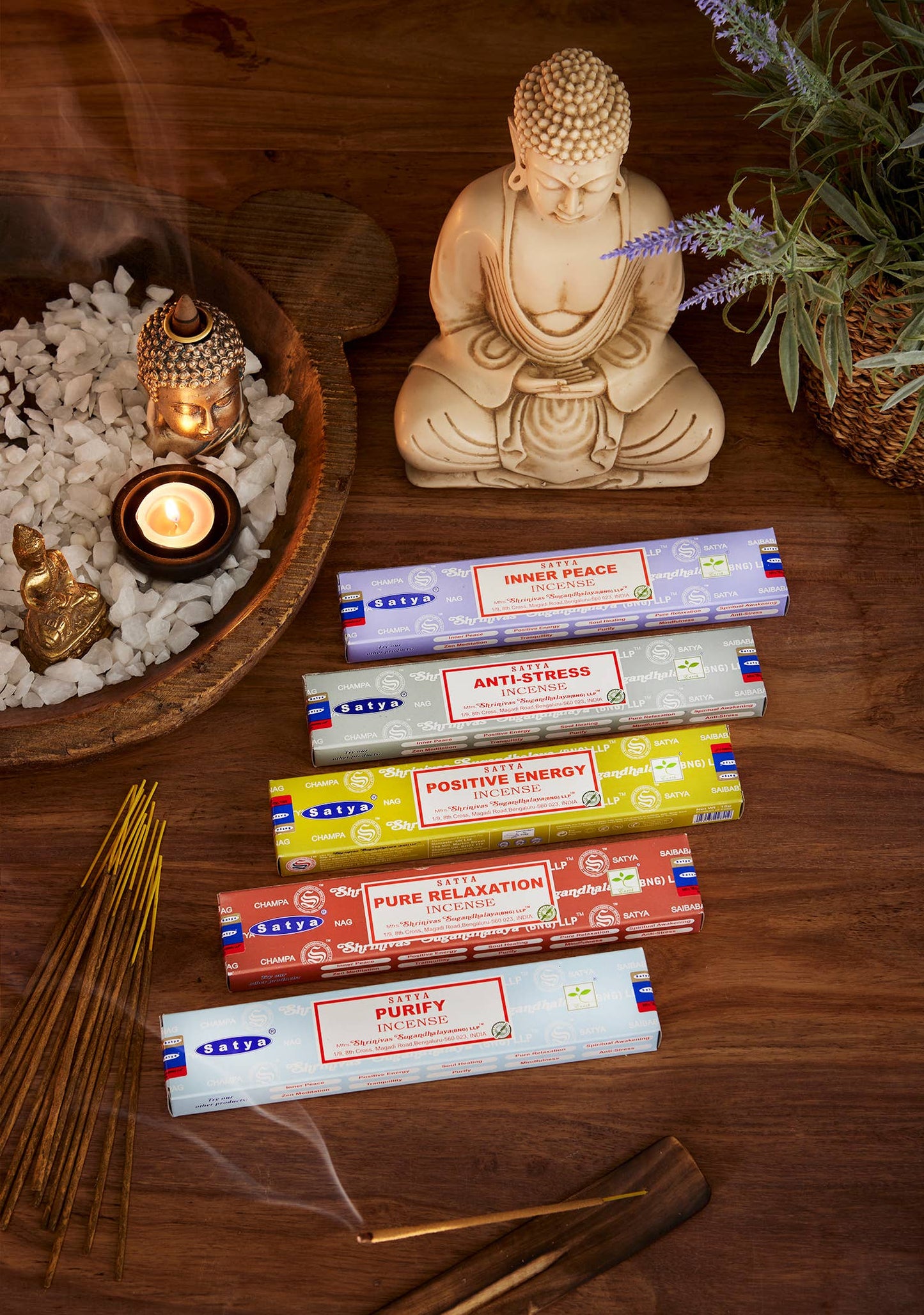 Satya Nag Champa Mindfulness Series Incense Sticks 15g
