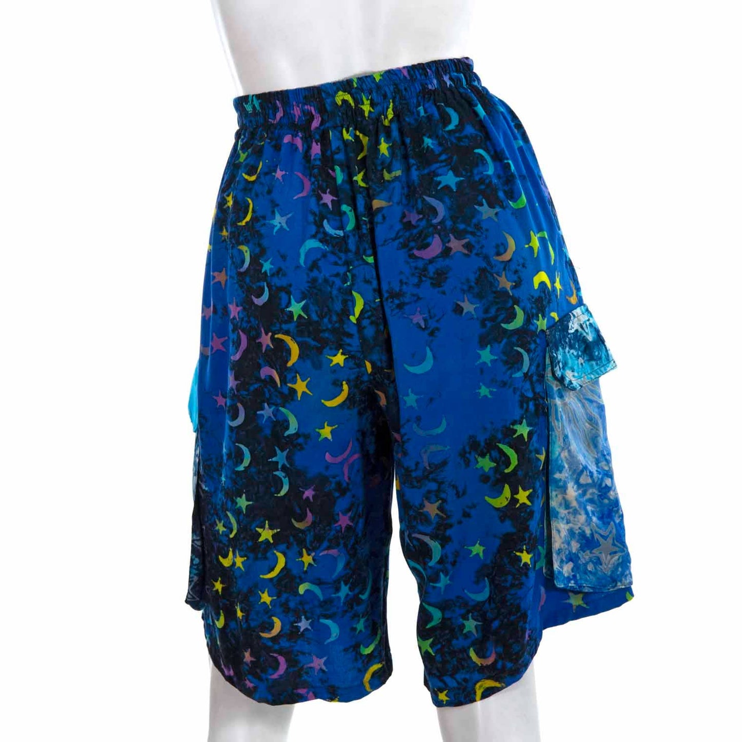 Campur Patch Combat Shorts: Rainbow