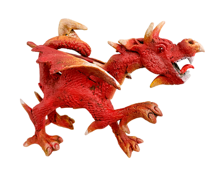 Red Standing Dragon