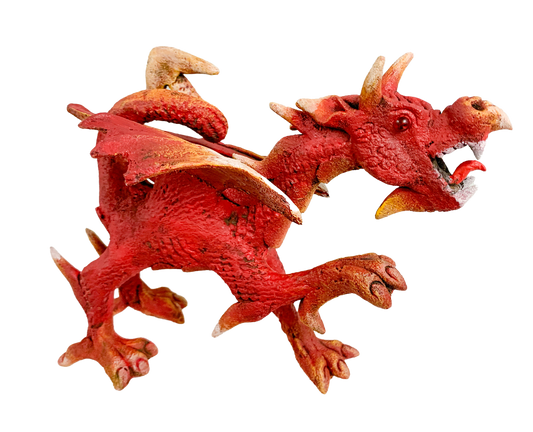 Red Standing Dragon