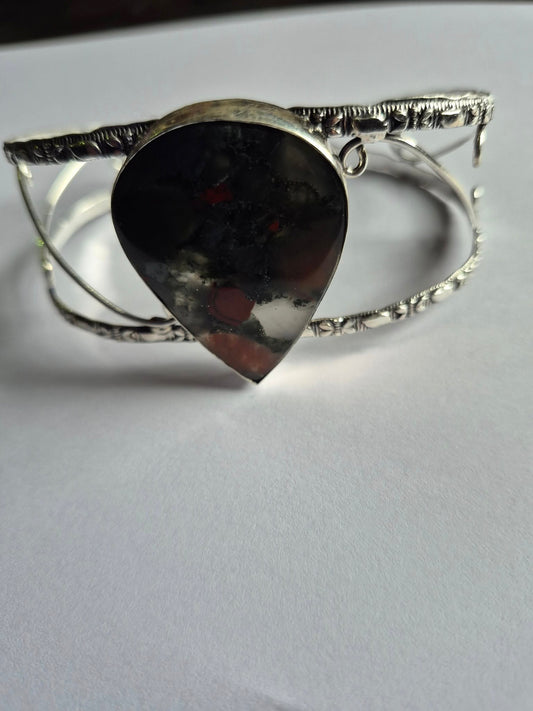 Stamped 925 Teardrop Bangle