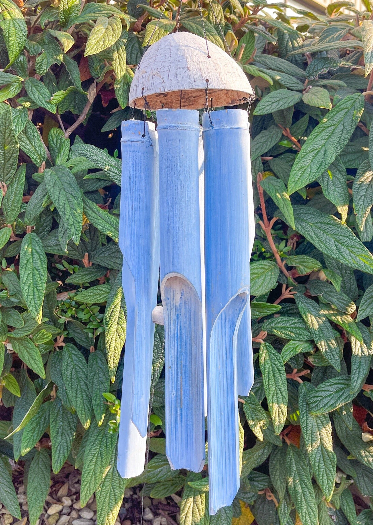 Blue Bamboo Windchime