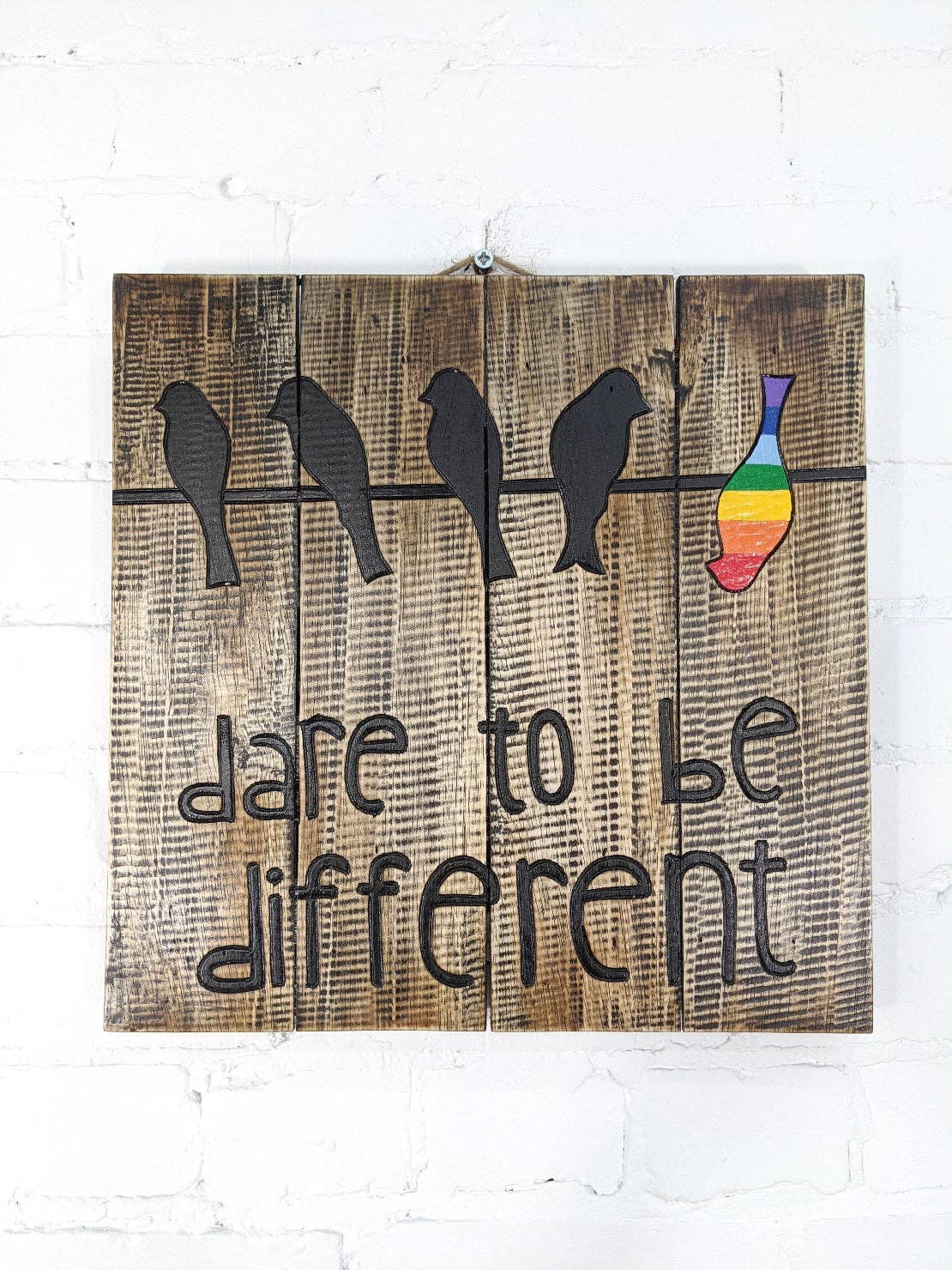 Dare to be Different Plaque