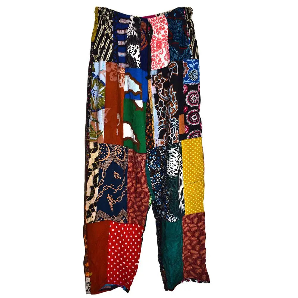Aladdin pants, patchwork, assorted colours,