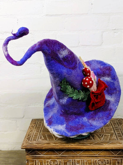 Felt Mushroom Garden Hat