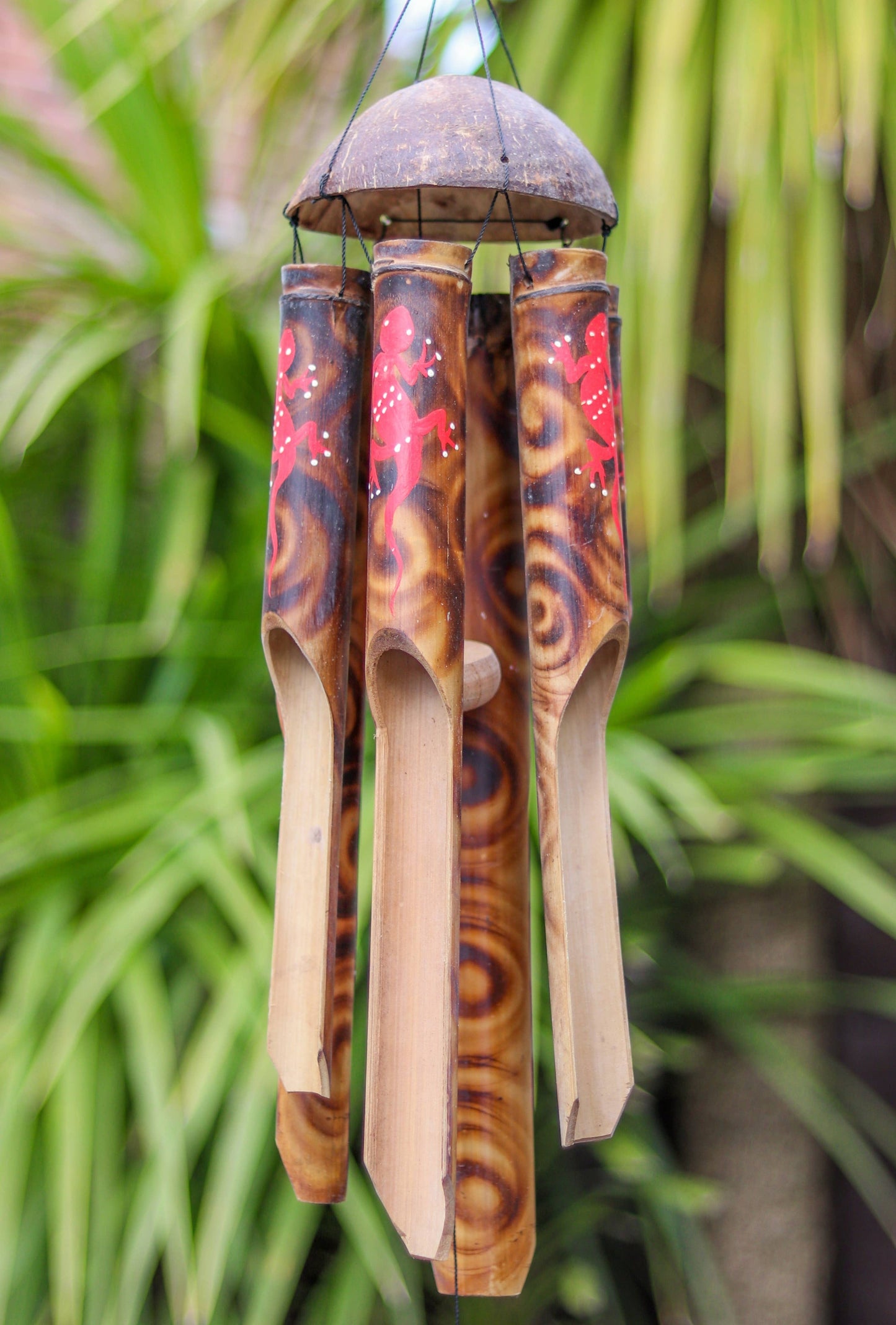 Burnt Bamboo Chime - Red Gecko