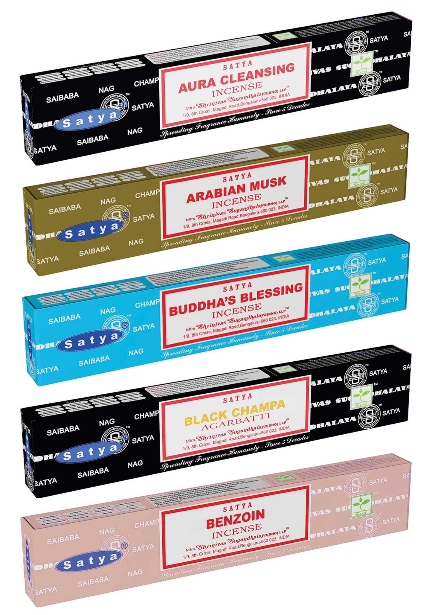 Satya Nag Champa Buddha's Blessing Series- Incense Sticks