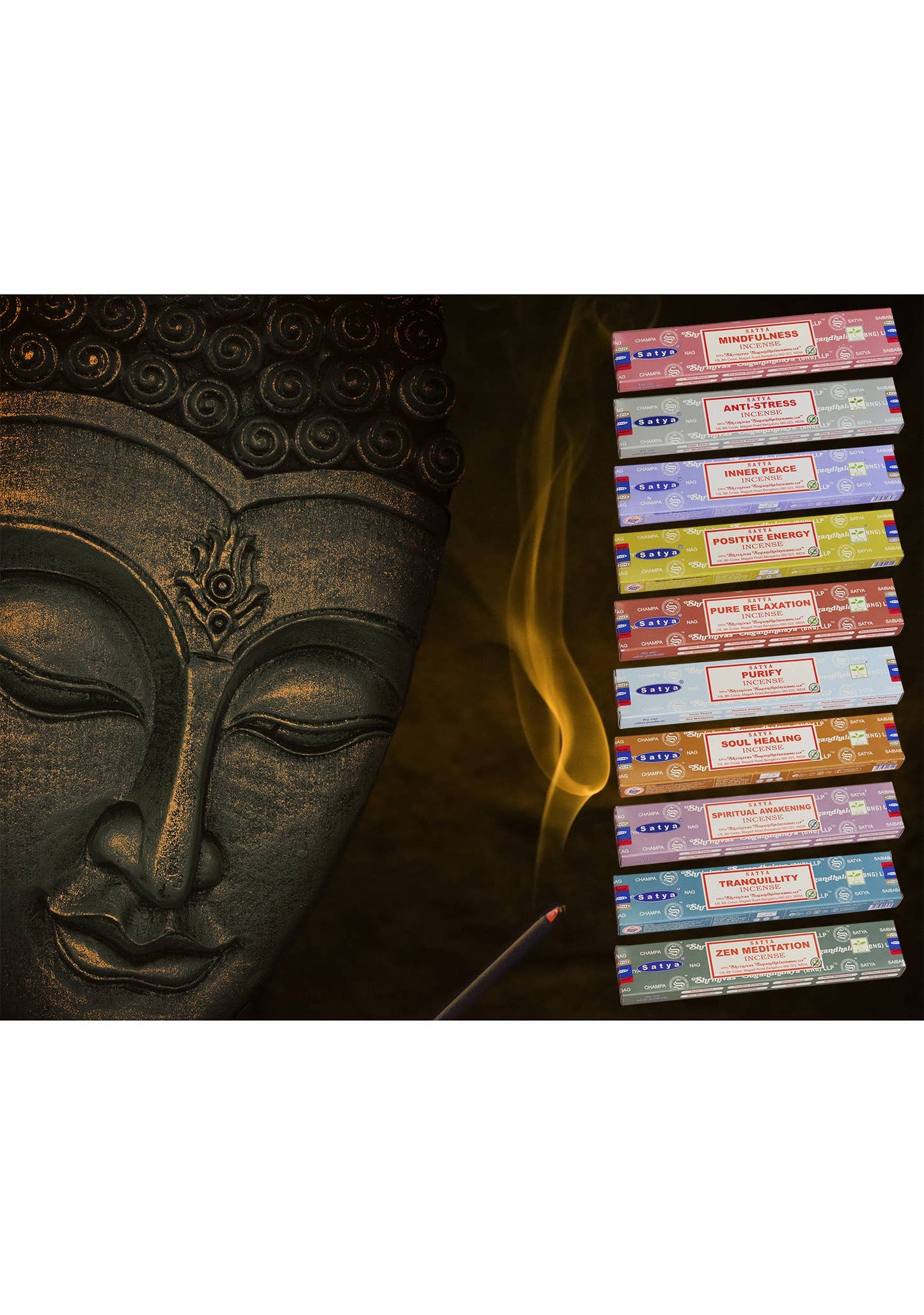 Satya Nag Champa Mindfulness Series Incense Sticks 15g