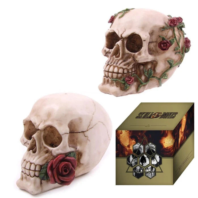 Gothic-60 - Skull with Roses - Random Design