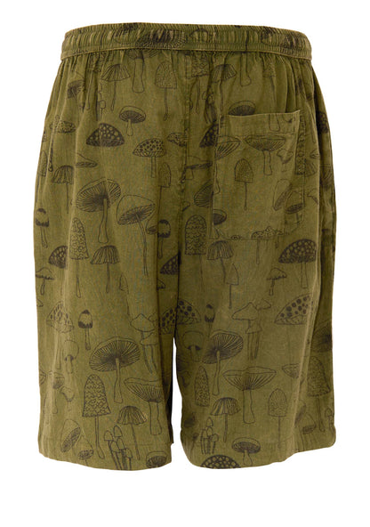 Mushroom Shorts: Maroon(M) / Medium/Large(ML)