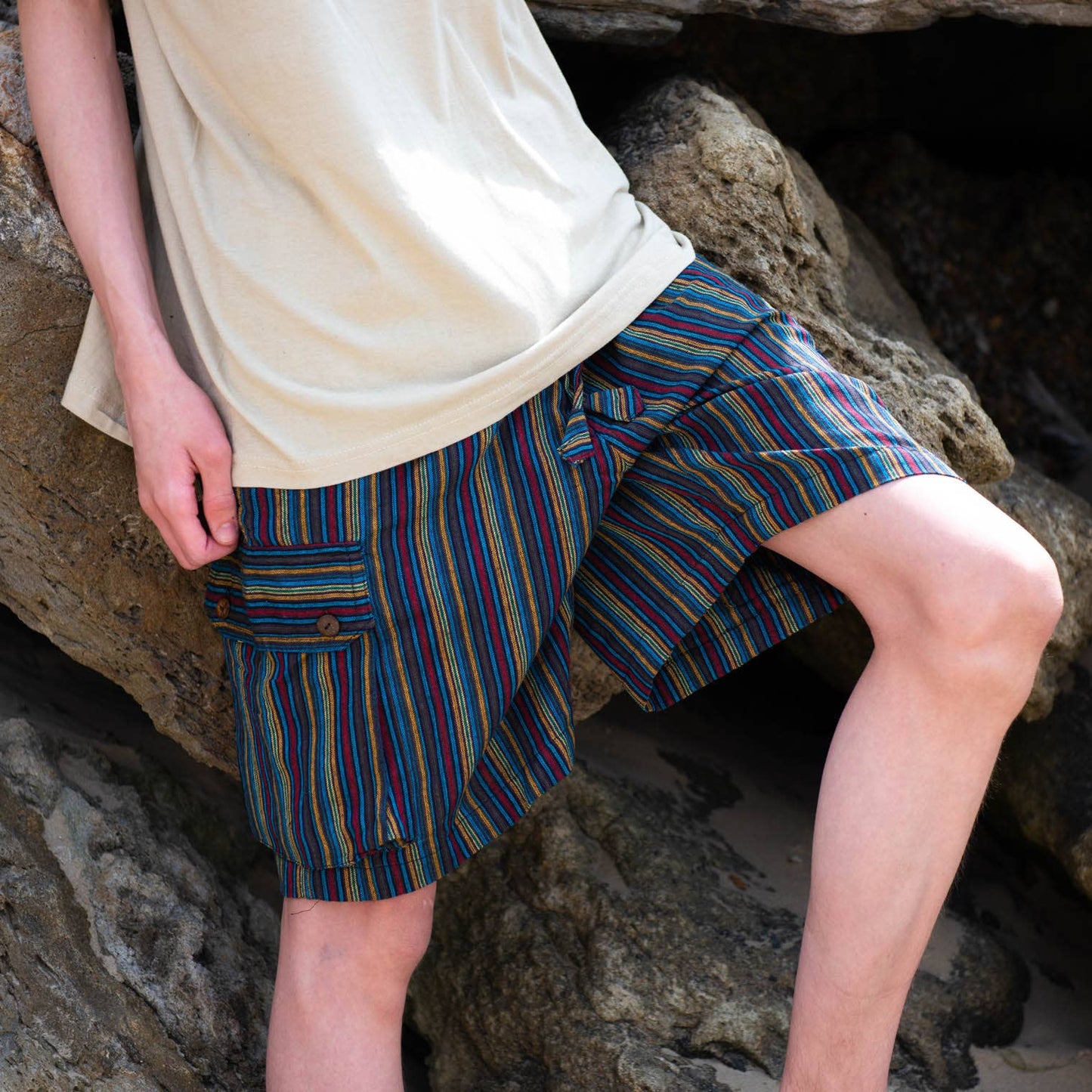 Nepalese Stripe Board Shorts